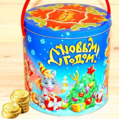 Недорогой детский новогодний подарок 1000 грамм в Краснозаводске