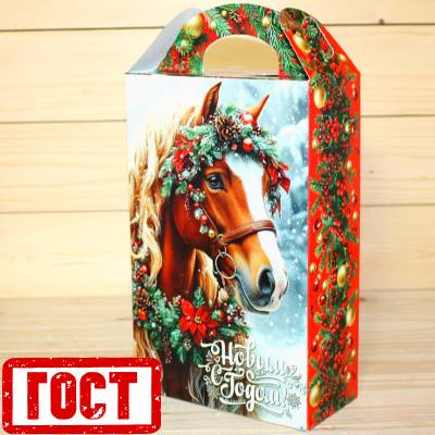Сладкий новогодний подарок по ГОСТу в жестяной упаковке в Краснозаводске